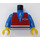 LEGO Blu Zippered Giacca Busto con Giubotto di salvataggio (973 / 73403)