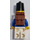 LEGO Bluecoat Soldier with Reddish Brown Backpack and Black Eyebrows and Grin Minifigure