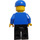 LEGO Boot Worker, Mannelijk met Blauw Pet, Reddingsvest Minifiguur