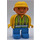 LEGO Bob The Builder with Safety Vest with Silver Stripes Duplo Figure