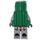 LEGO Boba Fett minifiguur met steengrijze kleuren en donkerrode helmmarkeringen