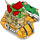 LEGO Bowser con Circular Nariz Minifigura