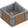 LEGO Box 2 x 2 s Truhla s pokladem Dno s Keyhole (2821 / 103777)