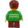 LEGO Boy - Verde brillante Maglione Minifigure