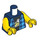 LEGO Boy - Dark Blue Banana Shirt Minifig Torso (973 / 76382)