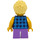 LEGO Boy - Dark Blauw Banaan Shirt minifiguur