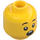 LEGO Boy Head with Open Smile and Two Teeth (Recessed Solid Stud) (3626 / 69189)