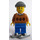 LEGO Boy in Argyle Sweater en Skates minifiguur