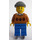 LEGO Boy in Argyle Sweater and Skates Minifigure