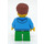 LEGO Boy im Dark Azure Sweater Minifigur