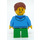 LEGO Boy im Dark Azure Sweater Minifigur