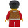 LEGO Boy in Dark Tan Patterned Shirt Minifigure