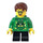LEGO Boy in Green Ninjago Hoodie minifiguur