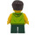 LEGO Boy in Limoen Shirt Minifiguur