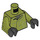 LEGO Boy in Olive Green Jacket Minifig Torso (973 / 76382)