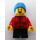 LEGO Boy im rot Shirt Minifigur