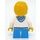 LEGO Boy i Vit Sweatshirt Minifigur