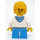 LEGO Boy i Vit Sweatshirt Minifigur