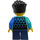 LEGO Boy - Mittleres Azur oben Minifigur