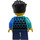 LEGO Boy - Medium Azure Top Minifigure