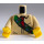 LEGO Boy Scout Minifig Torso with Red Neckerchief and Green Sash (973)