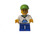 LEGO Boy, Kort Blå Ben, Lime Caps Minifigur