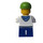 LEGO Boy, Corto Blu Gambe, Lime Berretto Minifigure