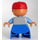 LEGO Boy avec &quot;8&quot; Haut Figurine Duplo