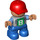 LEGO Boy med &quot;8&quot; Topp Duplo figur