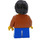 LEGO Boy mit Argyle Pullover und Brille Minifigur