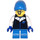 LEGO Boy met Zwart Jasje, Zilver Planet en Wit Armen Minifiguur