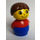 LEGO Boy with Blue Base and Red Top Primo Figure