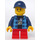 LEGO Boy mit Blau Checkered Jacket und Banane Minifigur