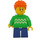 LEGO Boy con Verde brillante Jersey Minifigura