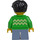 LEGO Boy mit Leuchtendes Grün Pullover Minifigur