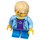 LEGO Boy con Bright Luz Azul Sudadera Minifigura