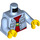 LEGO Boy con Bright Luz Azul Chaqueta Minifigura Torso (973 / 76382)