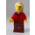 LEGO Boy avec Checked rouge Shirt et Sac à dos Figurine