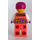 LEGO Boy with Coral Torso, Legs and Magenta Sport Helmet Minifigure