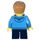 LEGO Boy z Ciemny lazur Sweter Minifigurka