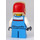 LEGO Boy met Donker azuurblauw Zipped Jasje Minifiguur