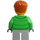 LEGO Boy met Green Jacket minifiguur