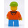 LEGO Boy mit Orange Jacket Minifigur