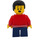 LEGO Boy with Red Baseball Jacket Minifigure