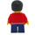 LEGO Boy med Rød Baseball Jakke Minifigur