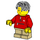 LEGO Boy met Rood Hoodie Minifiguur