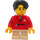 LEGO Boy met Rood Hoodie Minifiguur