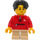 LEGO Boy met Rood Hoodie minifiguur