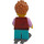 LEGO Boy med reddish Brun Jakke og Snowshoe Minifigur