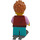 LEGO Boy mit reddish Brown Jacket und Snowshoe Minifigur